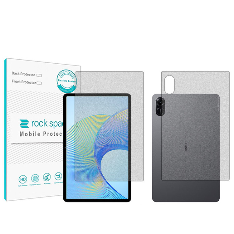 محافظ صفحه نمایش مات راک اسپیس مدل HyMTT مناسب برای تبلت آنر Pad X9 به همراه محافظ پشت تبلت
