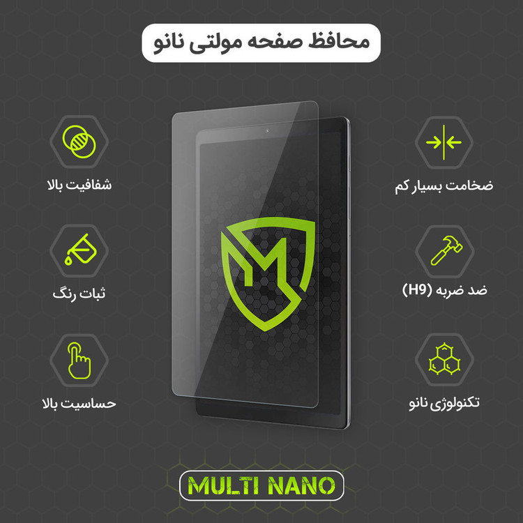 محافظ صفحه نمایش مولتی نانو مدل X-S1N مناسب برای تبلت جی ال ایکس F8 Plus