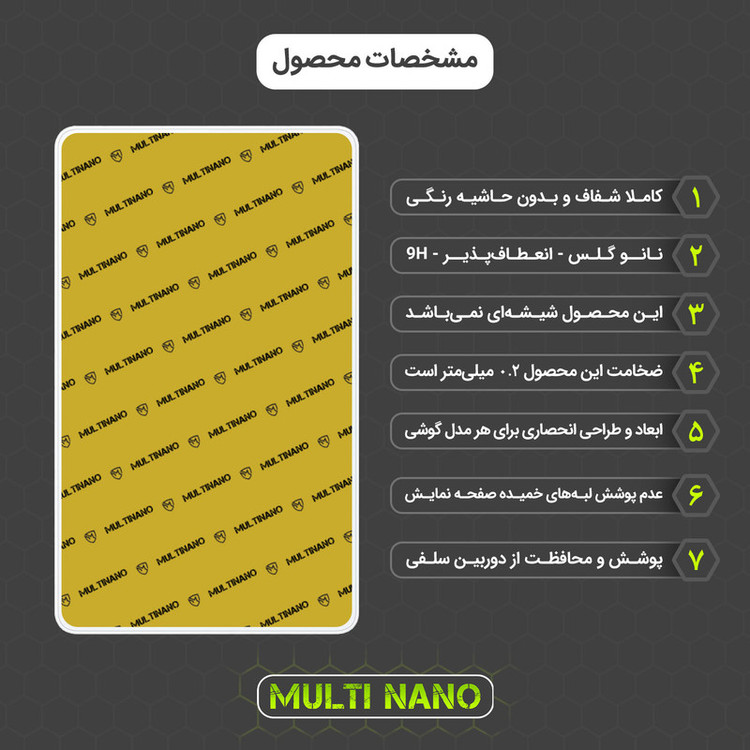 محافظ صفحه نمایش مولتی نانو مدل X-S1N مناسب برای تبلت هوآوی MediaPad M5 Lite 8