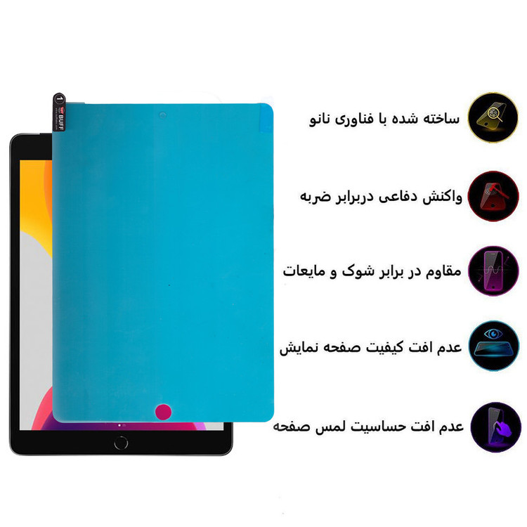 محافظ صفحه نمایش مات بوف مدل Slcm مناسب برای تبلت اپل iPad Pro 10.2 2021/2020/2019