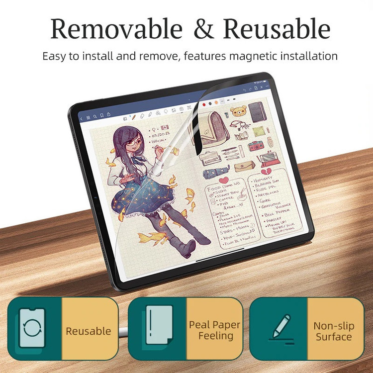 محافظ صفحه نمایش مات بوف مدل Magnetic مناسب برای تبلت اپل iPad 10.2 2021/2020/2019