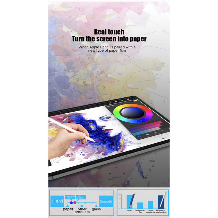 محافظ صفحه نمایش مات بوف مدل Magnetic مناسب برای تبلت اپل iPad 10.2 2021/2020/2019