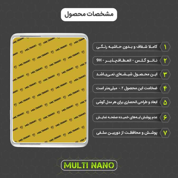 محافظ صفحه نمایش مولتی نانو مدل X-S1N مناسب برای تبلت سامسونگ Galaxy Note 10.1 / N8000 / N8010 / N8020