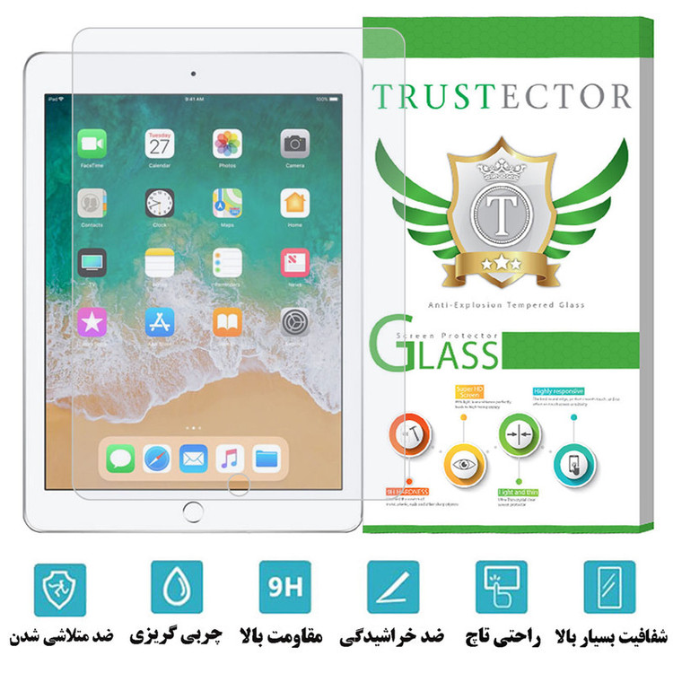 محافظ صفحه نمایش تراستکتور مدل TABS9 مناسب برای تبلت اپل iPad 9.7 2016
