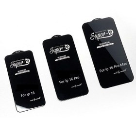 محافظ صفحه نمایش شیشه ای مدل Super 9D مناسب برای گوشی موبایل شیائومی Poco X6 Pro 5G بسته چهار عددی