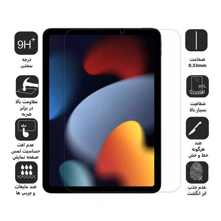 محافظ صفحه نمایش 5D اپیکوی مدل Super Power مناسب برای تبلت اپل iPad Mini 7 / Mini 6