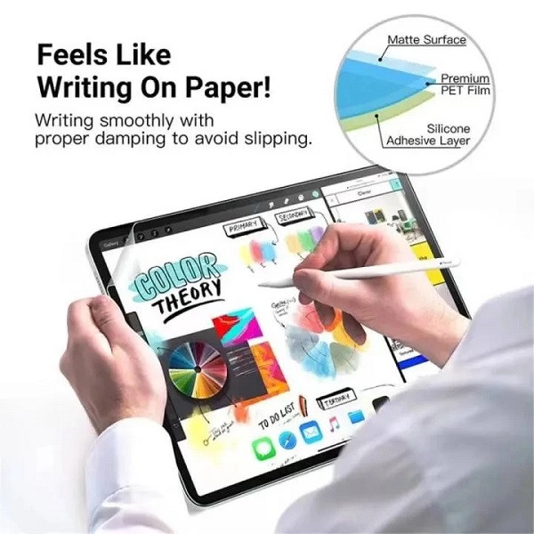 محافظ صفحه نمایش مات ژاند مدل -Paper like film مناسب برای تبلت اپل iPad 10.9 / Air 4