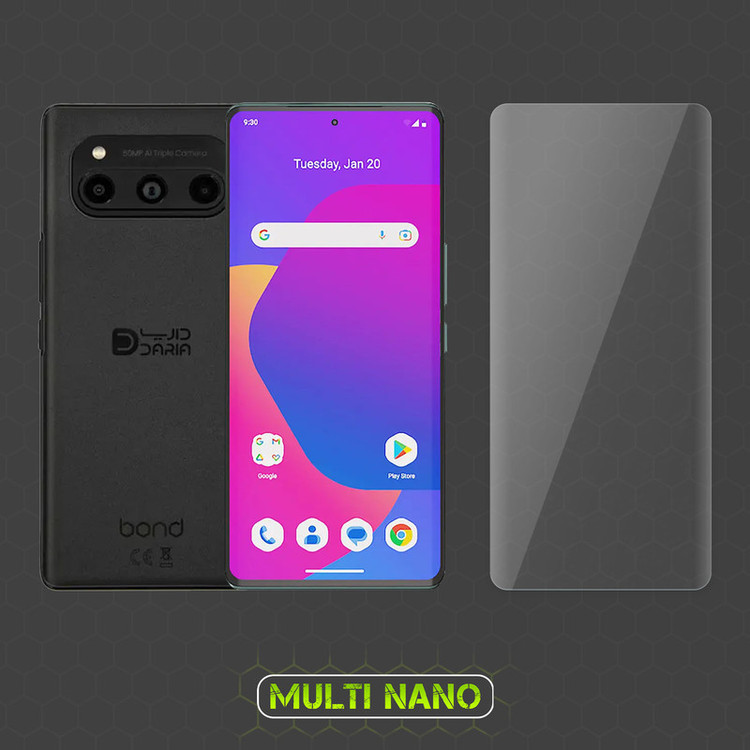 محافظ صفحه نمایش مولتی نانو مدل UVL مناسب برای گوشی موبایل داریا Bond 5G