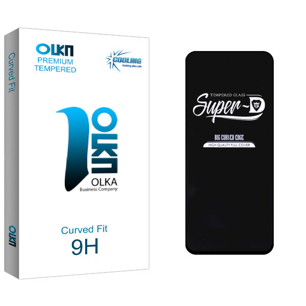 محافظ صفحه نمایش شیشه ای کولینگ مدل Olka Glass Sup-D مناسب برای گوشی موبایل شیائومی Redmi Note 9 Pro \ Note 9 ProMax