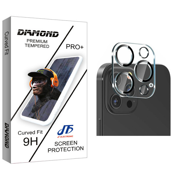 محافظ لنز دوربین جی اف مدل Diamond Glass FLL مناسب برای گوشی موبایل اپل iPhone 13 ProMax