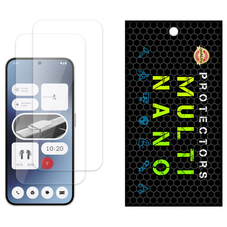 محافظ صفحه نمایش مولتی نانو مدل X-S2N مناسب برای گوشی موبایل ناتینگ Phone 2a بسته دو عددی