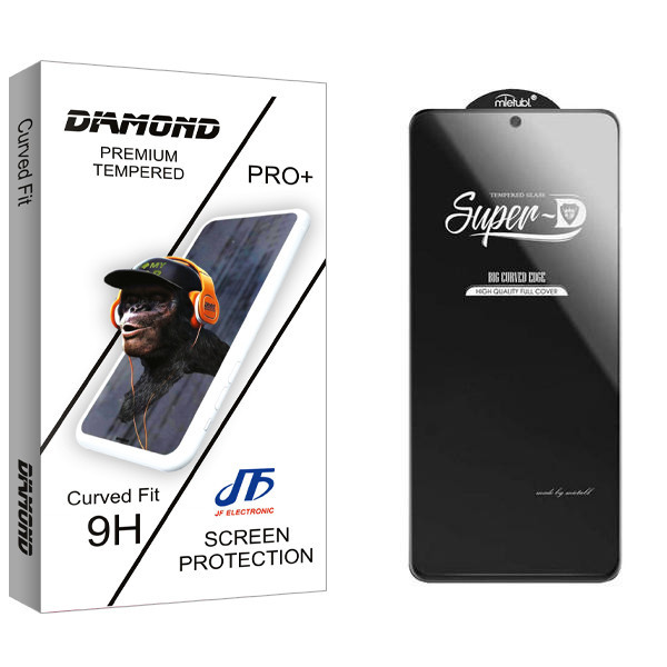 محافظ صفحه نمایش جی اف مدل Diamond SuperD مناسب برای گوشی موبایل شیائومی Poco M5s