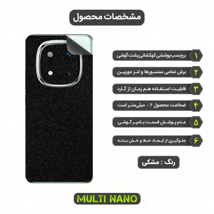 برچسب پوششی مولتی نانو مدل X-F1G مناسب برای گوشی موبایل شیائومی Redmi Note 14 Pro Plus