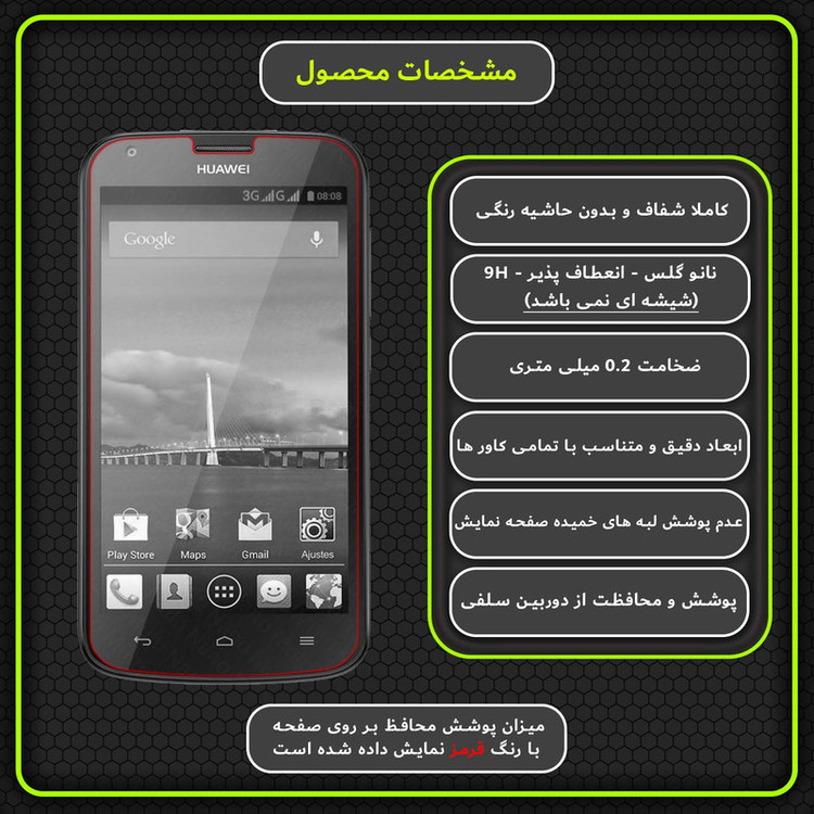 محافظ صفحه نمایش مولتی نانو مدل X-S1N مناسب برای گوشی موبایل هوآوی Ascend Y600