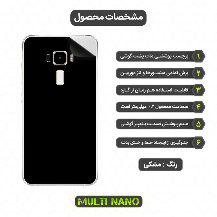 محافظ صفحه نمایش مولتی نانو مدل X-SFM مناسب برای گوشی موبایل ایسوس Zenfone 3 5.2 in / ZE520KL / ZA520KL به همراه برچسب پوششی