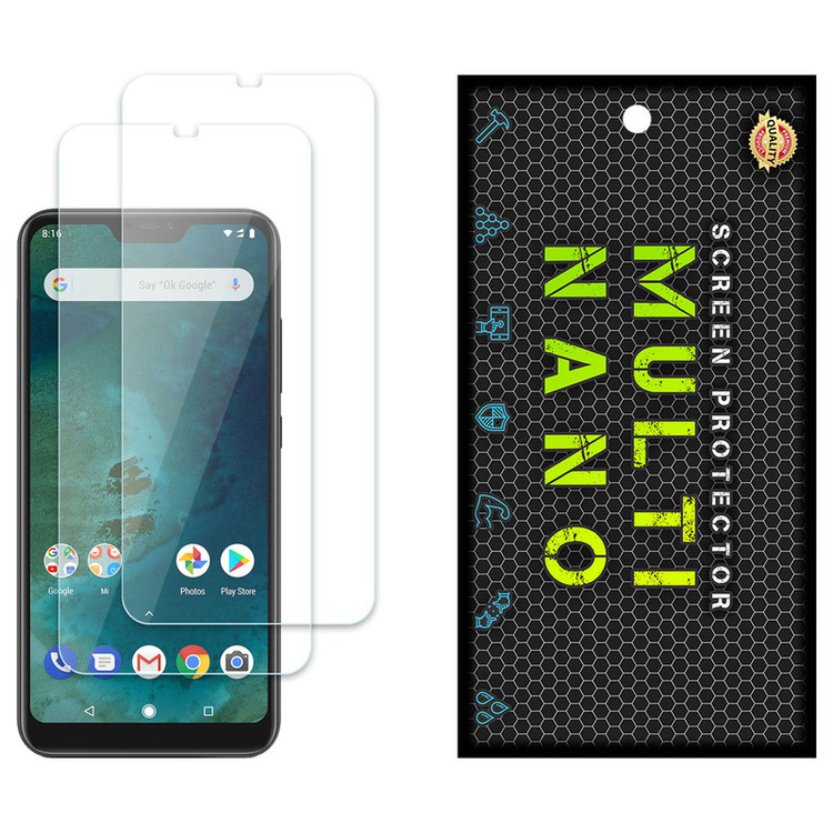 محافظ صفحه نمایش مولتی نانو مدل X-S2N مناسب برای گوشی موبایل شیائومی Mi A2 Lite بسته دو عددی