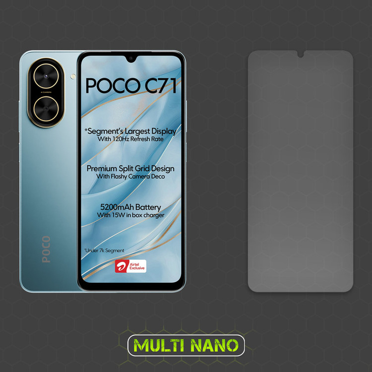 محافظ صفحه نمایش مات مولتی نانو مدل X-S1M مناسب برای گوشی موبایل شیائومی Poco C71