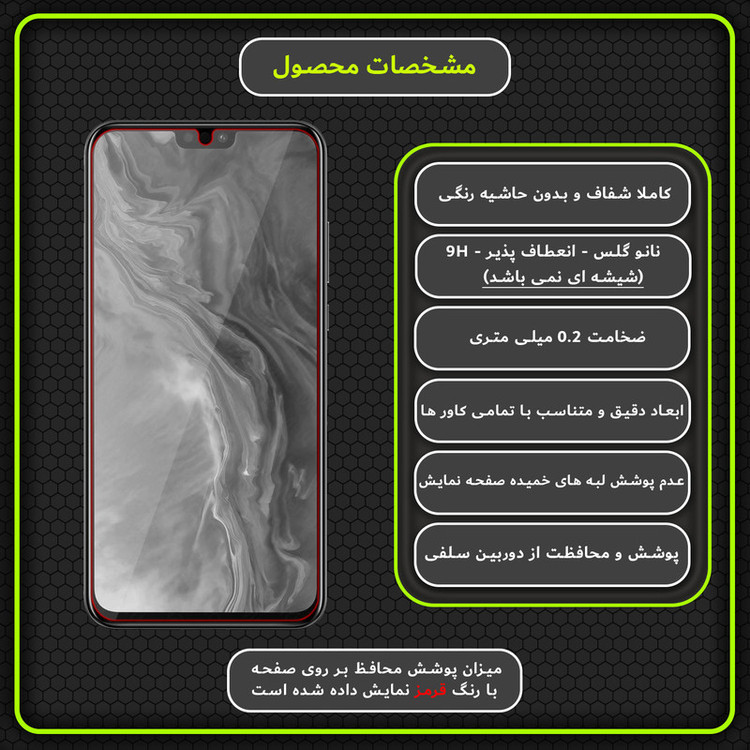 محافظ صفحه نمایش مولتی نانو مدل X-S1N مناسب برای گوشی موبایل آنر 9X Lite