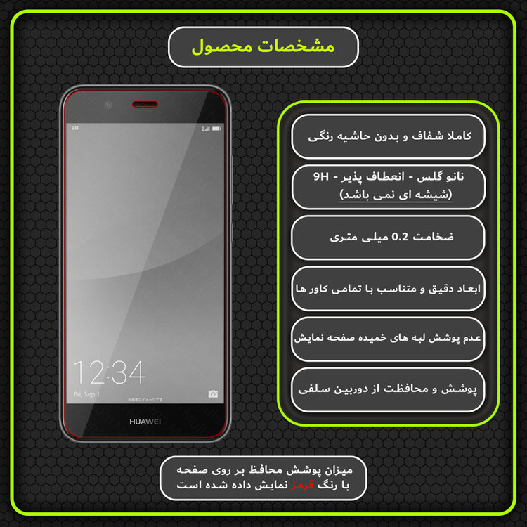 محافظ صفحه نمایش مولتی نانو مدل X-S1N مناسب برای گوشی موبایل هوآوی Nova 2