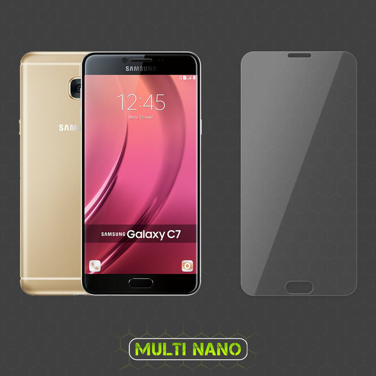 محافظ صفحه نمایش مولتی نانو مدل X-SFT مناسب برای گوشی موبایل سامسونگ Galaxy C7 به همراه محافظ پشت