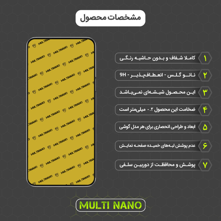 محافظ صفحه نمایش مولتی نانو مدل X-SFM مناسب برای گوشی موبایل ال جی K52 به همراه برچسب پوششی