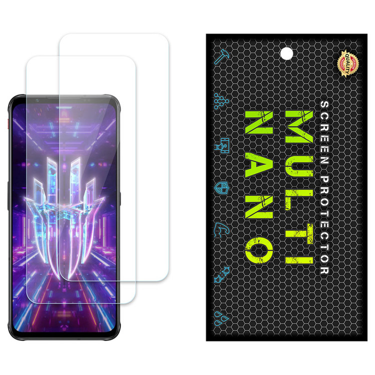 محافظ صفحه نمایش مولتی نانو مدل X-S2N مناسب برای گوشی موبایل زد تی ایی Nubia Red Magic 7 بسته دو عددی