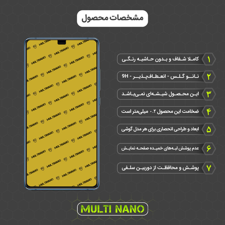 محافظ صفحه نمایش مولتی نانو مدل X-S2N مناسب برای گوشی موبایل شیائومی Mi 8 SE بسته دو عددی
