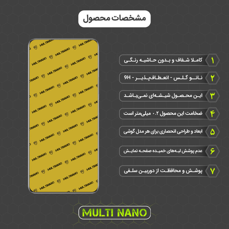 محافظ صفحه نمایش مولتی نانو مدل X-S2N مناسب برای گوشی موبایل آنر X9 4G بسته دو عددی