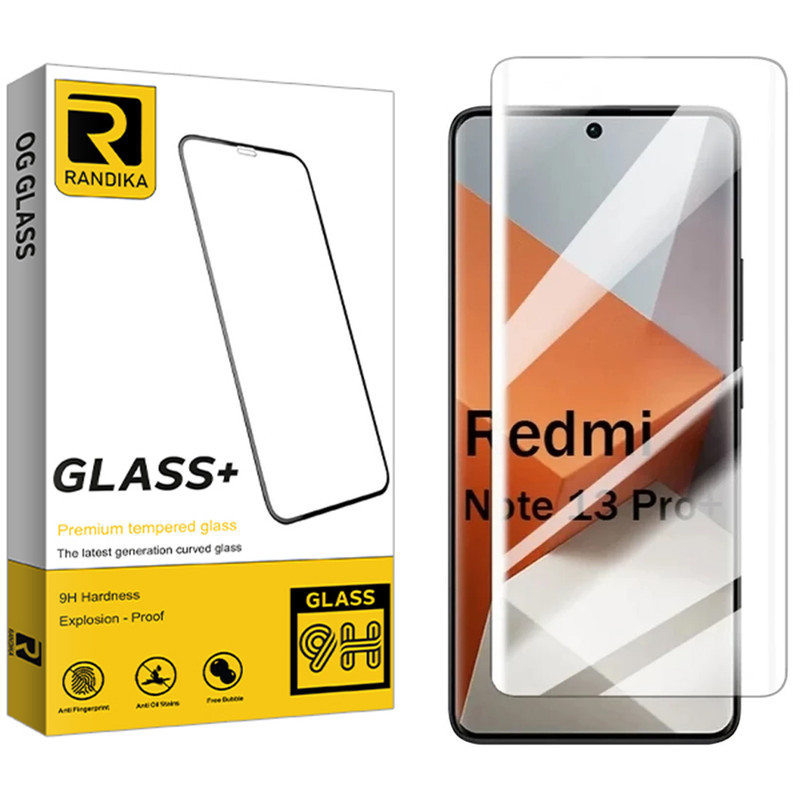 محافظ صفحه نمایش یووی لایت راندیکا مدل Premium UV مناسب برای گوشی موبایل شیائومی Redmi Note 13 Pro Plus
