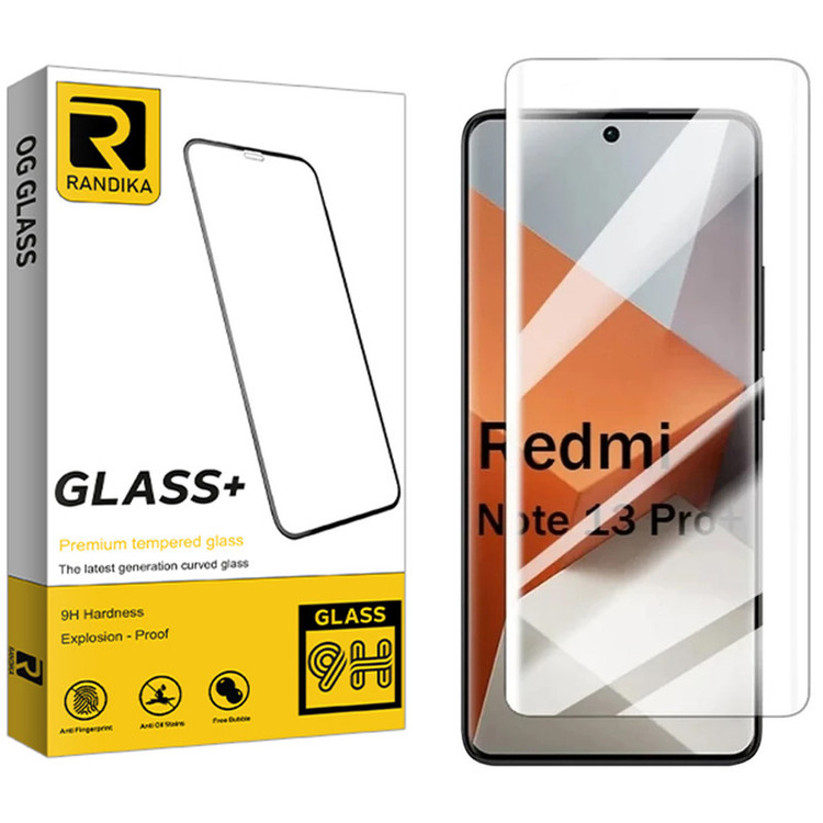 محافظ صفحه نمایش یووی لایت راندیکا مدل Premium UV مناسب برای گوشی موبایل شیائومی Redmi Note 13 Pro Plus