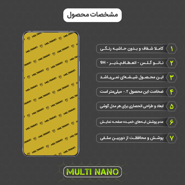 محافظ صفحه نمایش مولتی نانو مدل X-S2N مناسب برای گوشی موبایل زد تی ایی Nubia Red Magic 6R بسته دو عددی