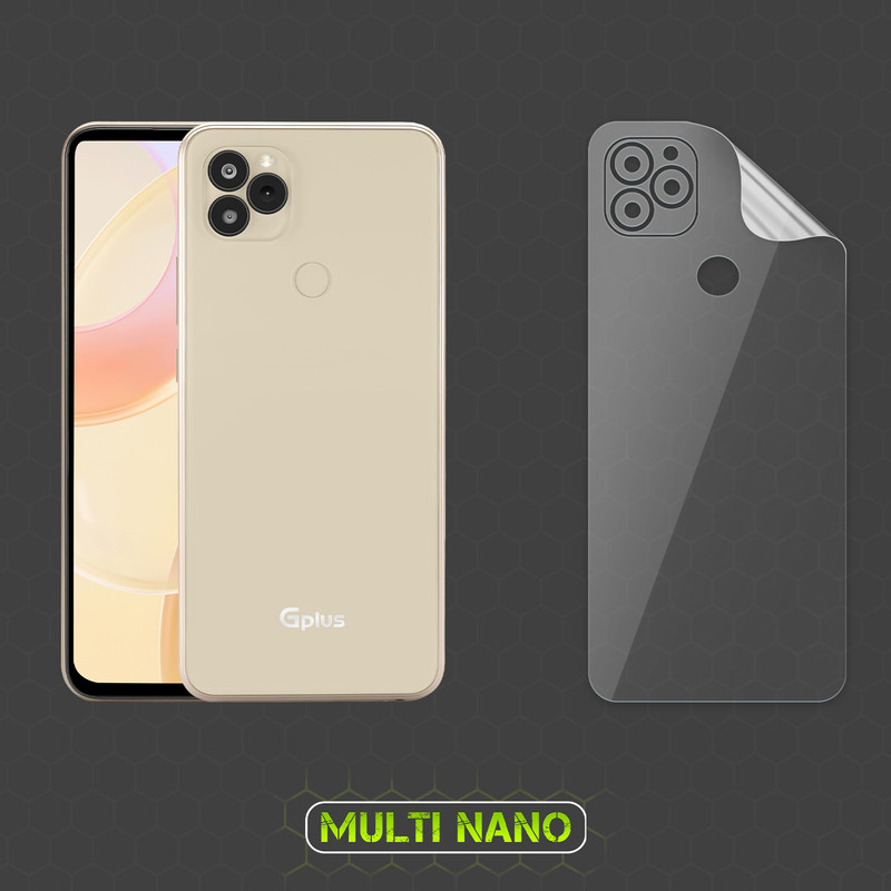 محافظ صفحه نمایش مولتی نانو مدل X-SFT مناسب برای گوشی موبایل جی پلاس Q20 به همراه محافظ پشت