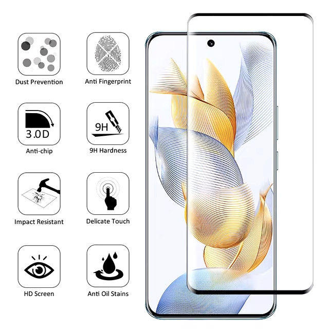 محافظ صفحه نمایش مولتی نانو مدل Full Glue Curved مناسب برای گوشی موبایل آنر 90