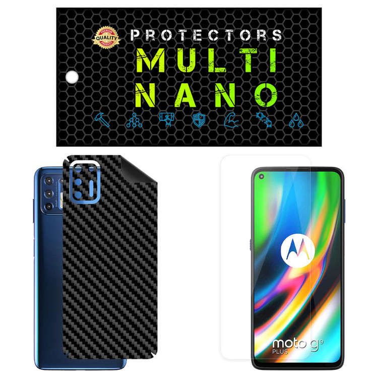 محافظ صفحه نمایش مولتی نانو مدل X-SFC مناسب برای گوشی موبایل موتورولا Moto G9 Plus به همراه برچسب پوششی