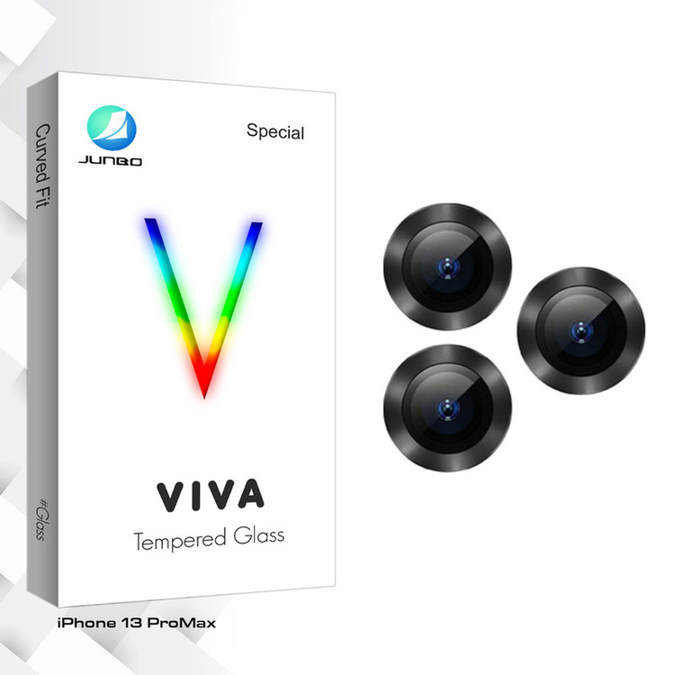 محافظ لنز دوربین جانبو مدل Viva Glass FLL مناسب برای گوشی موبایل اپل iPhone 13 ProMax