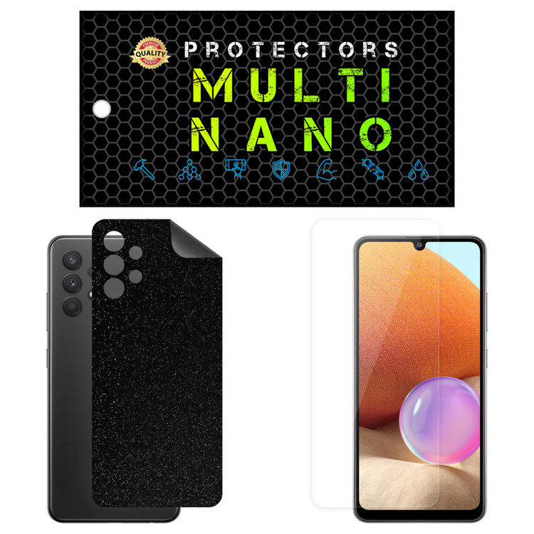 محافظ صفحه نمایش مولتی نانو مدل X-SFG مناسب برای گوشی موبایل سامسونگ Galaxy A32 به همراه برچسب پوششی