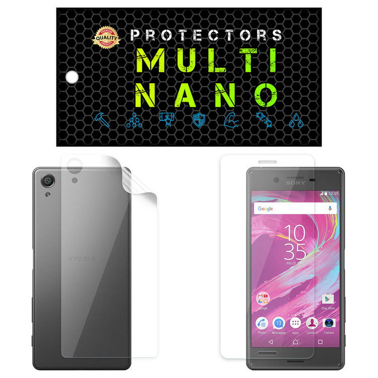 محافظ صفحه نمایش مولتی نانو مدل X-SFT مناسب برای گوشی موبایل سونی Xperia X به همراه محافظ پشت گوشی
