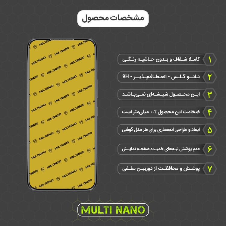 محافظ صفحه نمایش مولتی نانو مدل X-S1N مناسب برای گوشی موبایل نوکیا G11 Plus
