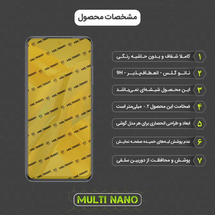 محافظ صفحه نمایش مولتی نانو مدل X-SFT مناسب برای گوشی موبایل شیائومی Poco M5S به همراه محافظ پشت