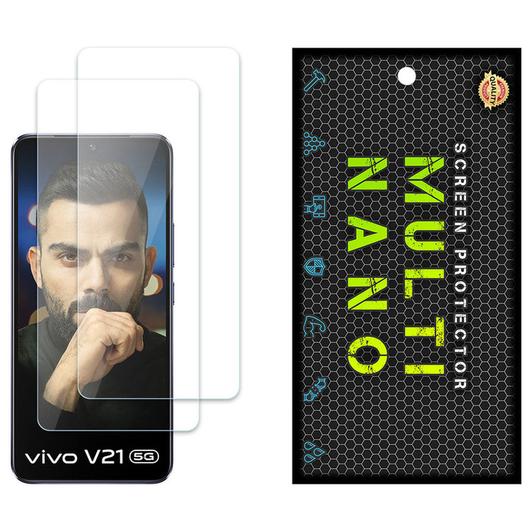 محافظ صفحه نمایش مولتی نانو مدل X-S2N مناسب برای گوشی موبایل ویوو V21 بسته دو عددی