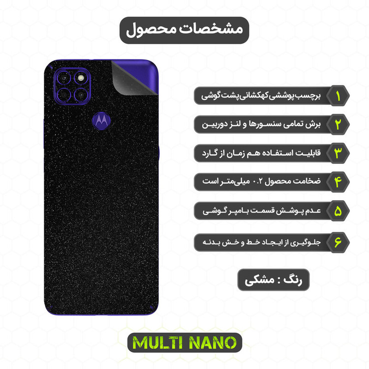 محافظ صفحه نمایش مولتی نانو مدل X-SFG مناسب برای گوشی موبایل موتورولا Moto G9 Power به همراه برچسب پوششی