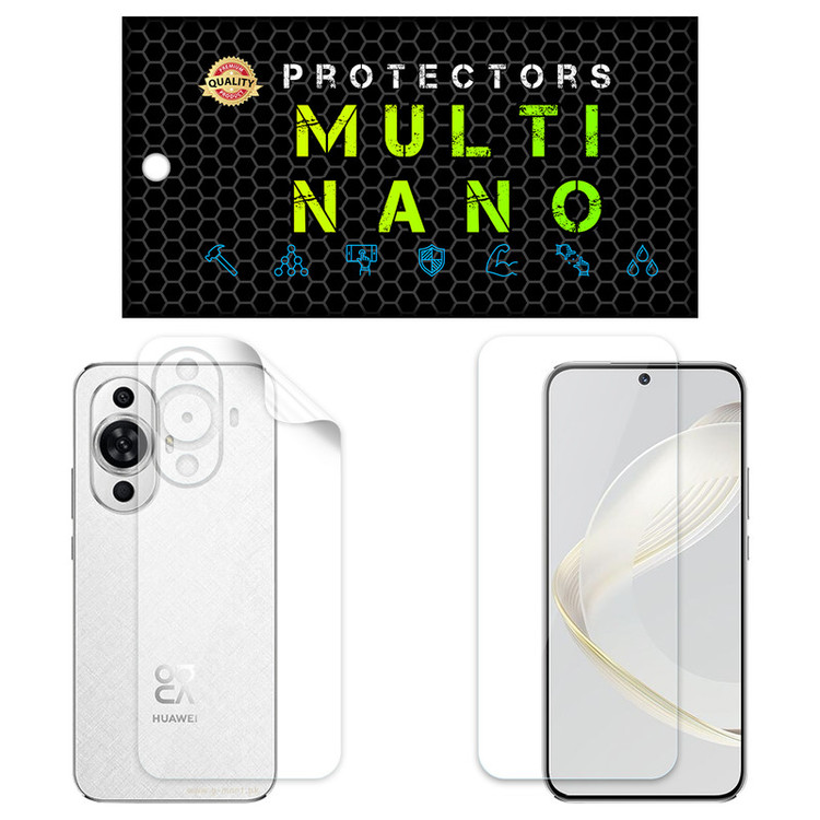 محافظ صفحه نمایش مولتی نانو مدل X-SFT مناسب برای گوشی موبایل هوآوی Nova 11 به همراه محافظ پشت