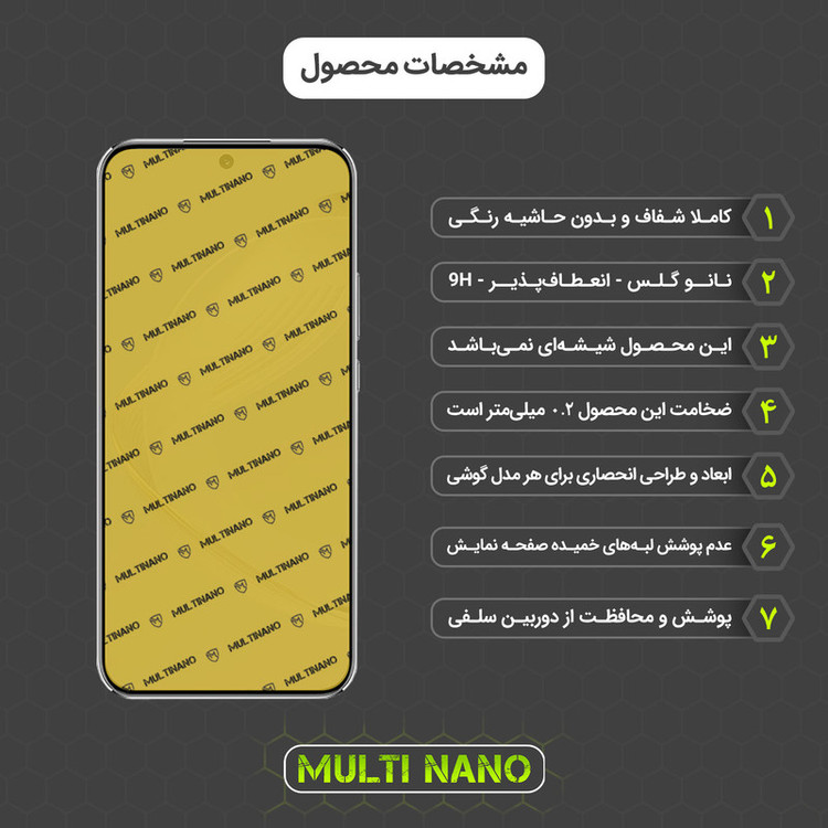 محافظ صفحه نمایش مولتی نانو مدل X-SFT مناسب برای گوشی موبایل هوآوی Nova 11 به همراه محافظ پشت
