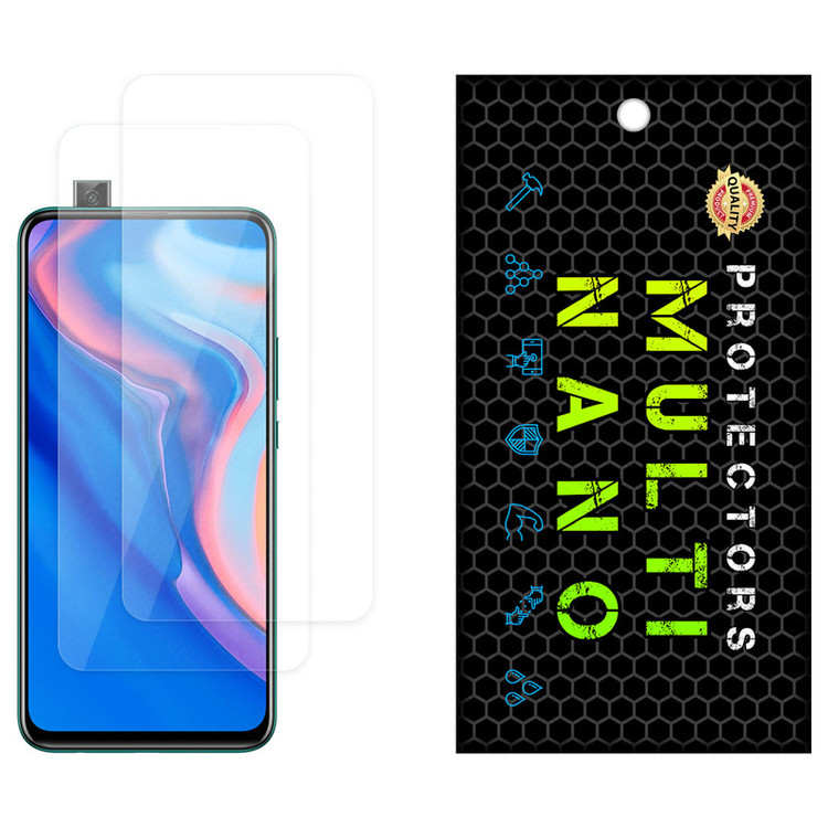 محافظ صفحه نمایش مولتی نانو مدل X-S2N مناسب برای گوشی موبایل هوآوی Y9 Prime 2019 بسته دو عددی
