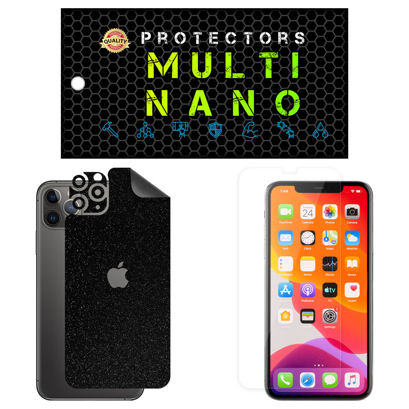 محافظ صفحه نمایش مولتی نانو مدل X-SFG مناسب برای گوشی موبایل اپل iPhone 11 Pro Max به همراه برچسب پوششی