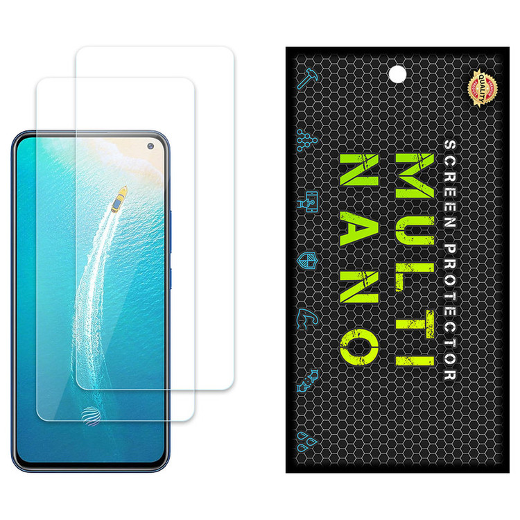 محافظ صفحه نمایش مولتی نانو مدل X-S2N مناسب برای گوشی موبایل ویوو V17 بسته دو عددی