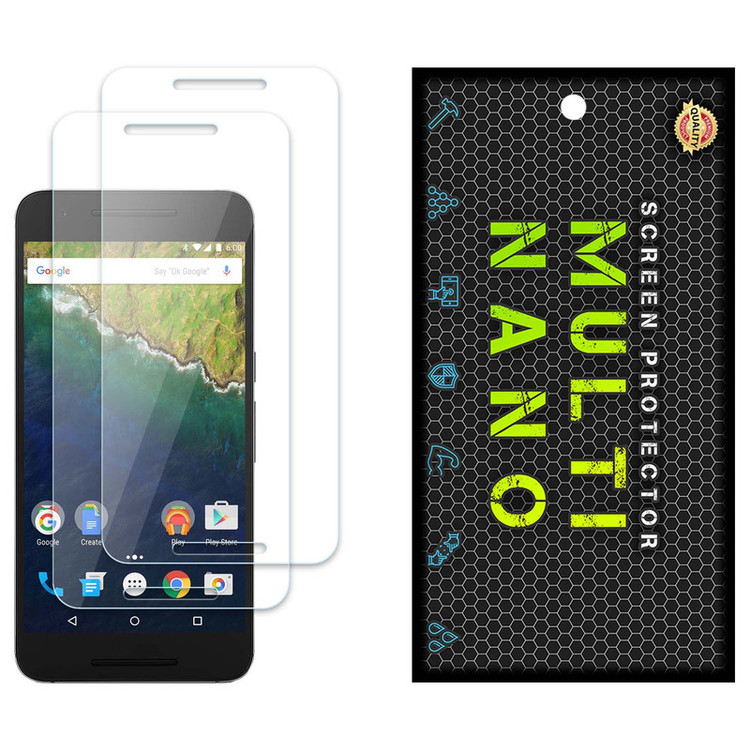 محافظ صفحه نمایش مولتی نانو مدل X-S2N مناسب برای گوشی موبایل هوآوی Nexus 6P بسته دو عددی