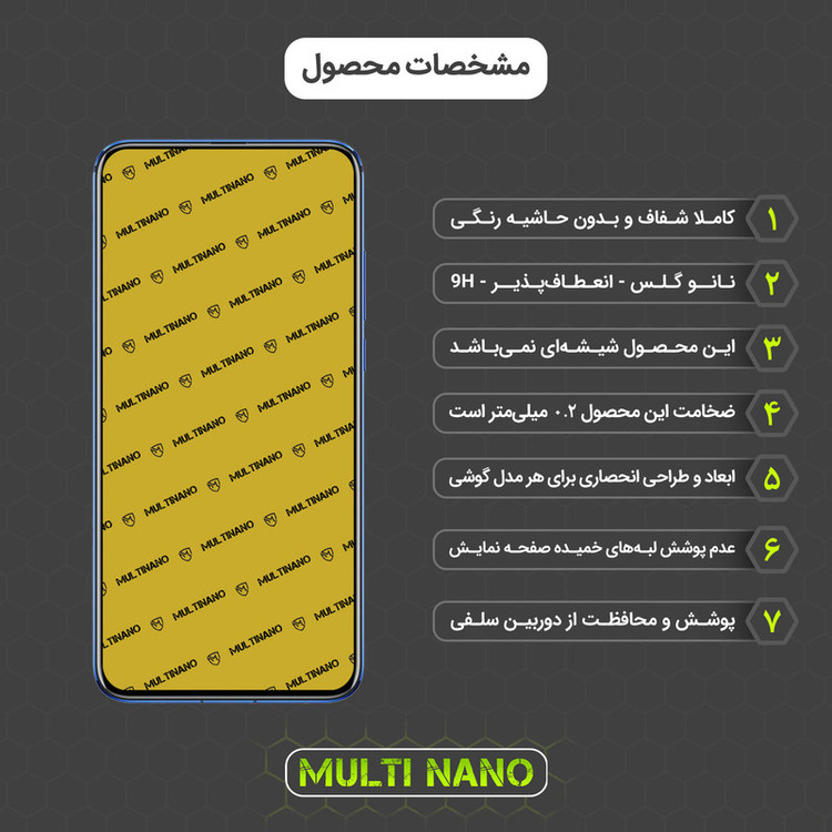 محافظ صفحه نمایش مولتی نانو مدل X-S3N مناسب برای گوشی موبایل آنر View 20 بسته سه عددی