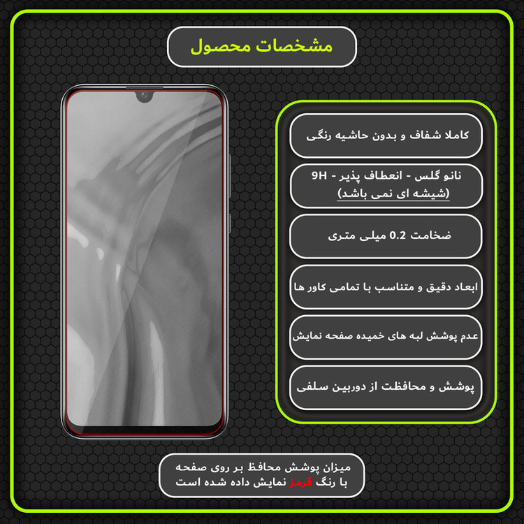 محافظ صفحه نمایش مولتی نانو مدل X-S1N مناسب برای گوشی موبایل آنر 10i