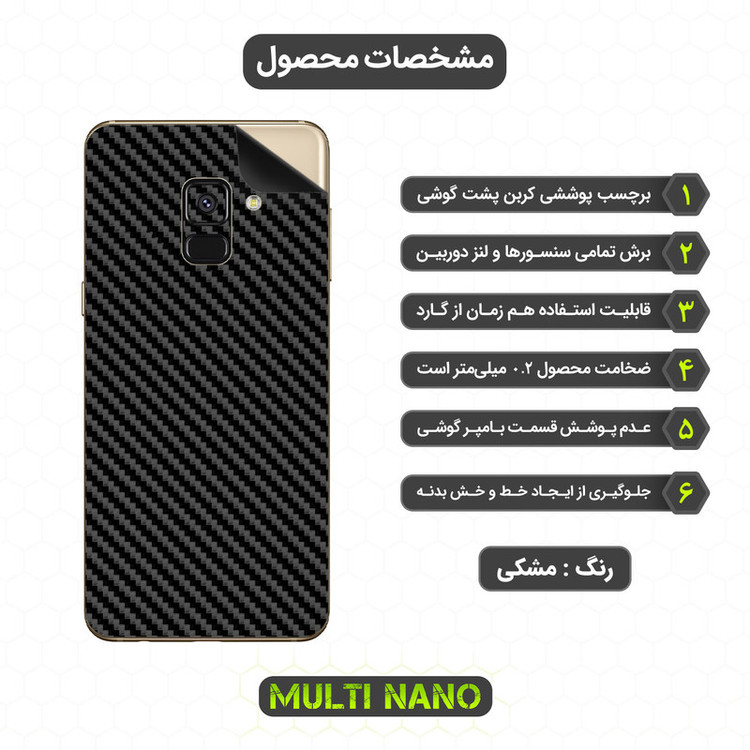محافظ صفحه نمایش مولتی نانو مدل X-SFC مناسب برای گوشی موبایل سامسونگ Galaxy A8 2018 به همراه برچسب پوششی